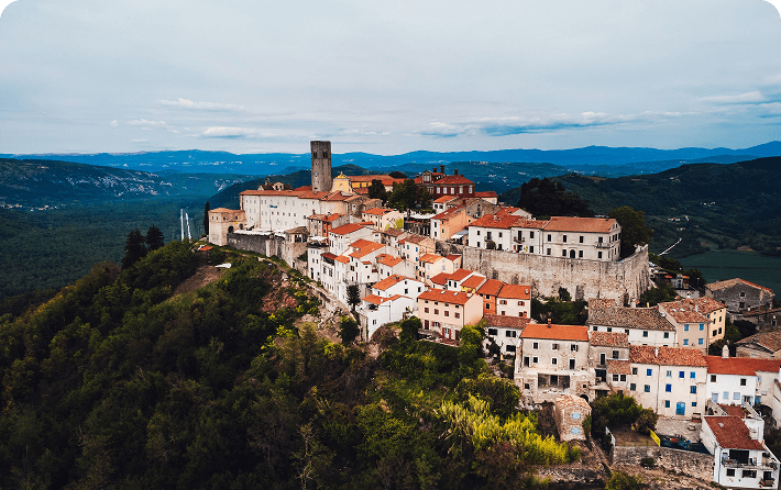 Mint Homes — Motovun hilltop community, Istria